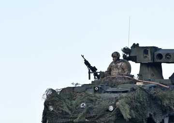 Reaper Troop, 2CR conducts a vehicle live-fire exercise