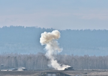 Reaper Troop, 2CR conducts a vehicle live-fire exercise