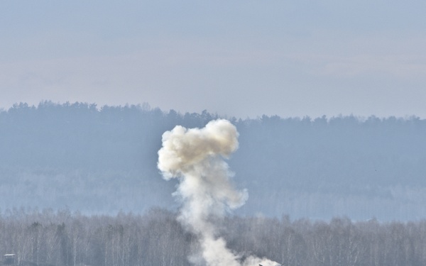 Reaper Troop, 2CR conducts a vehicle live-fire exercise