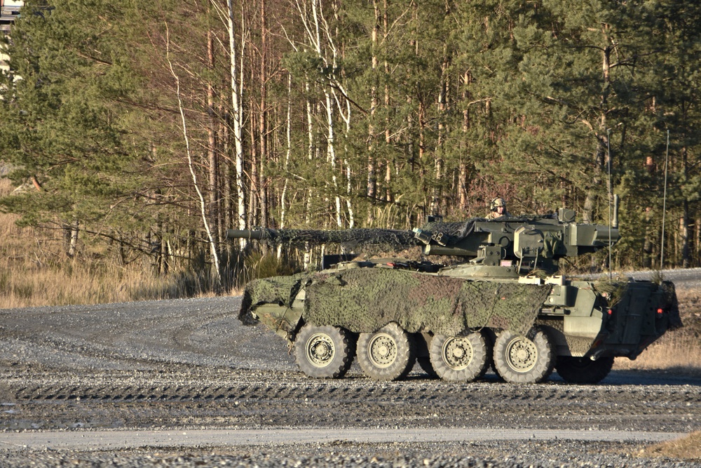 Reaper Troop, 2CR conducts a vehicle live-fire exercise