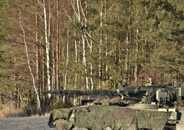 Reaper Troop, 2CR conducts a vehicle live-fire exercise