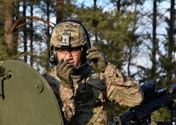 Reaper Troop, 2CR conducts a vehicle live-fire exercise