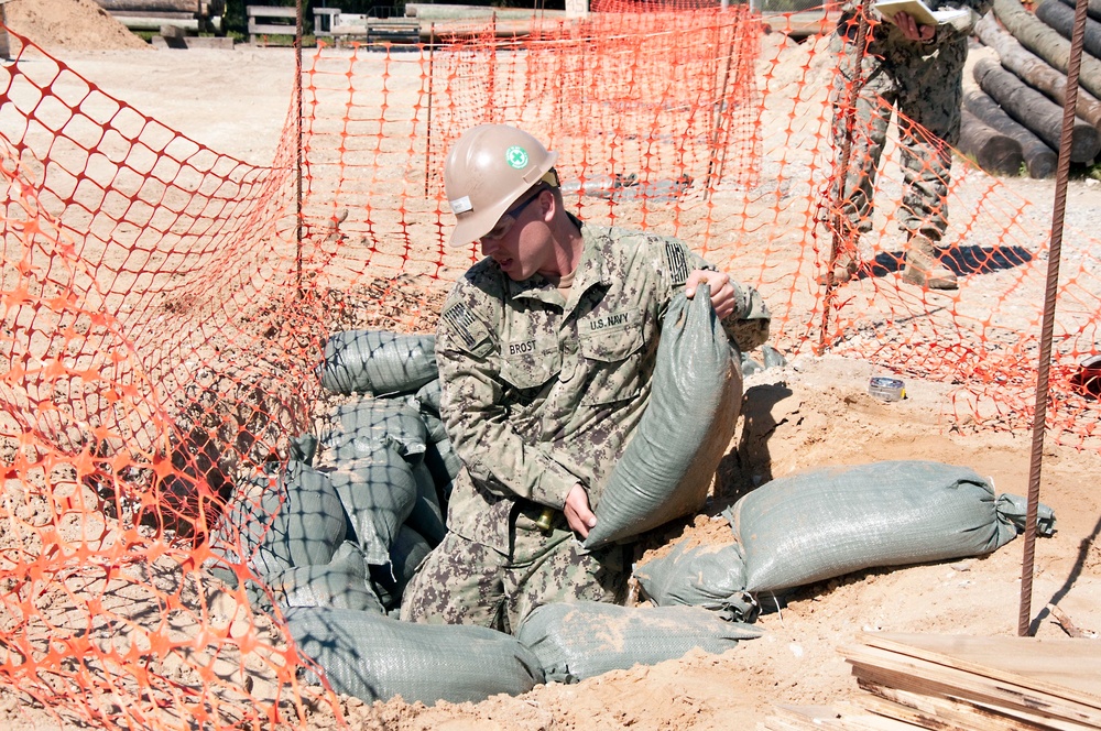 Construction of the SESEF at Naval Station Rota