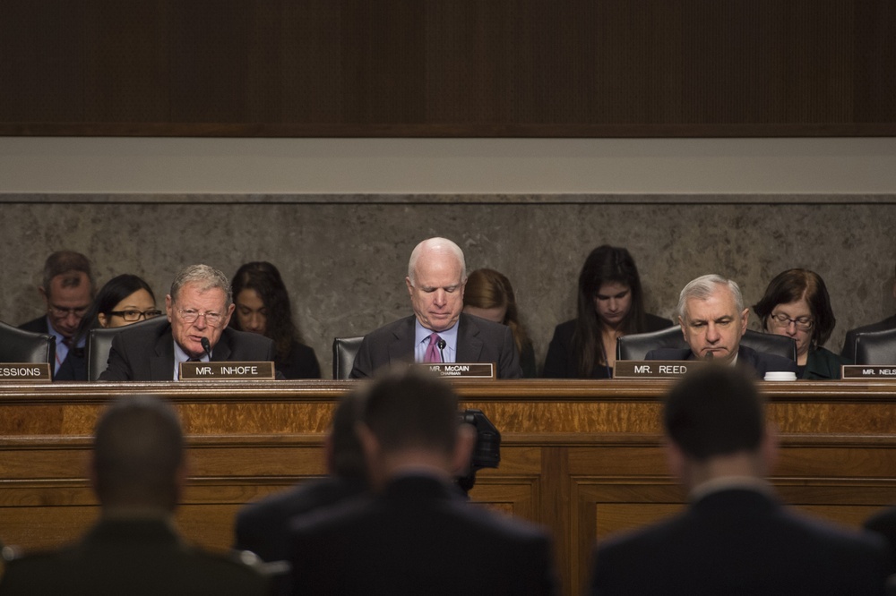 Secretary of defense testifies at SASC