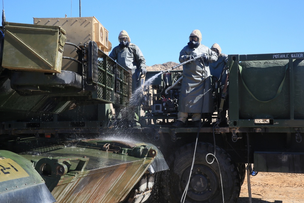 1st Tanks conducts decontamination exercise