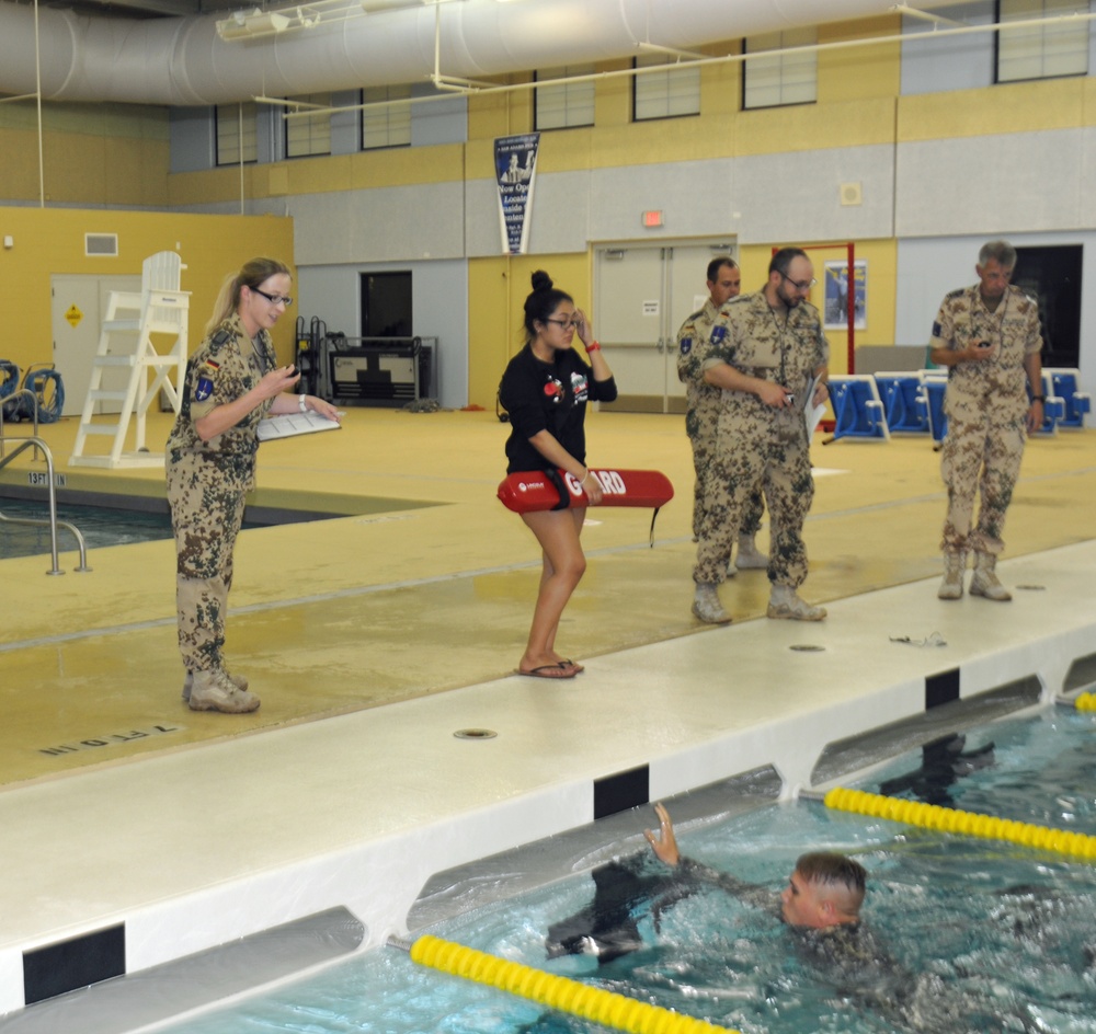 Germans give back to Fort Bliss with badges