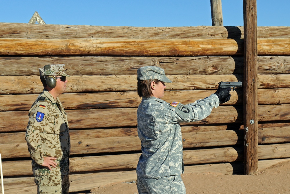 Germans give back to Fort Bliss with badges