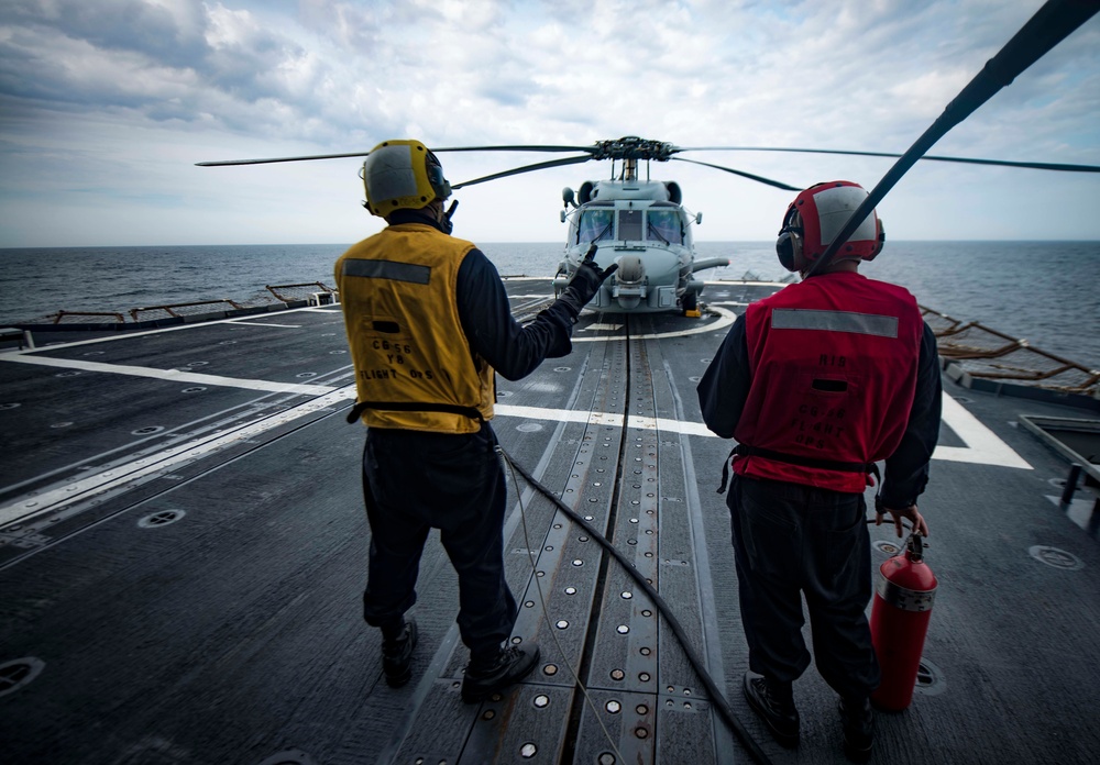 USS San Jacinto operations