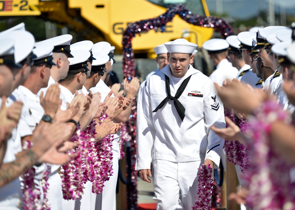 USS North Carolina returns from third deployment