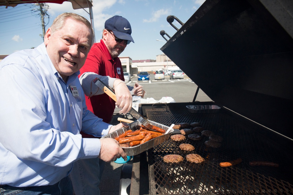 Red Cross hosts BBQ for community