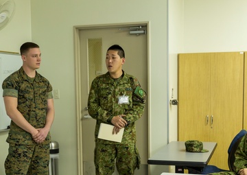 Japanese service members enhance English skills with Marines