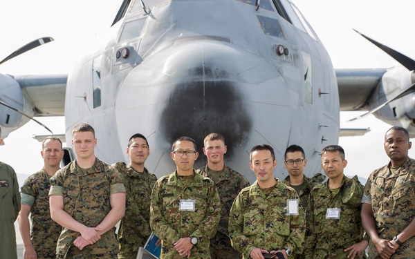 Japanese service members enhance English skills with Marines