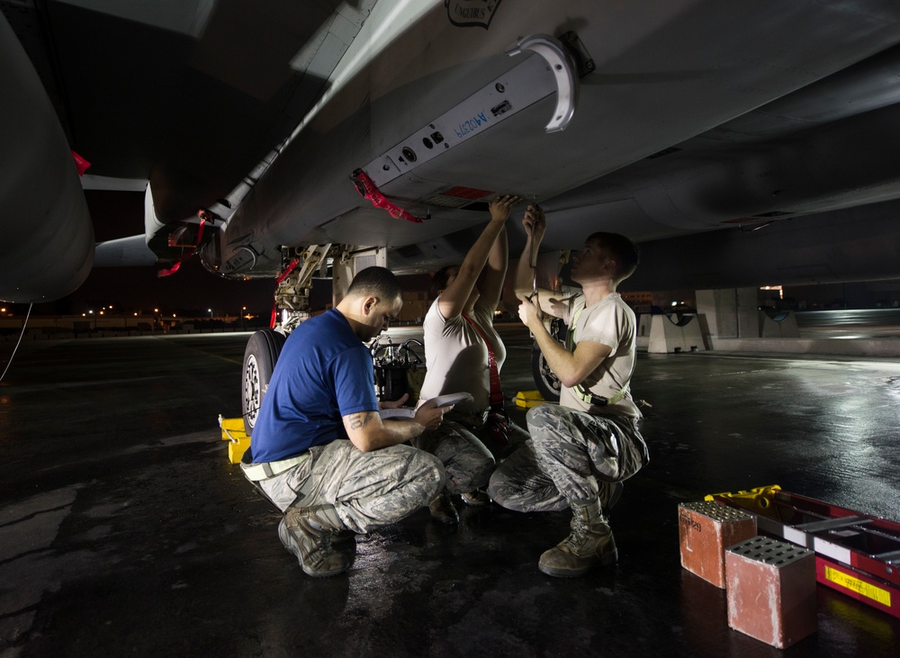 Kadena’s 44th Fighter Squadron performs combat aircraft generation exercise