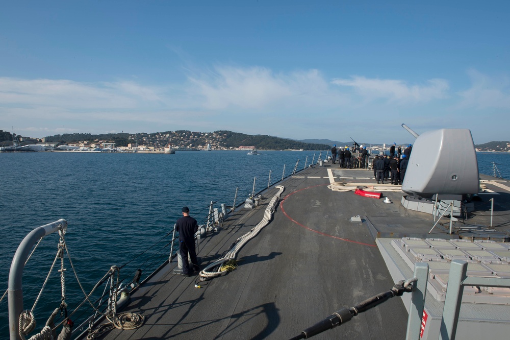 USS Porter operations