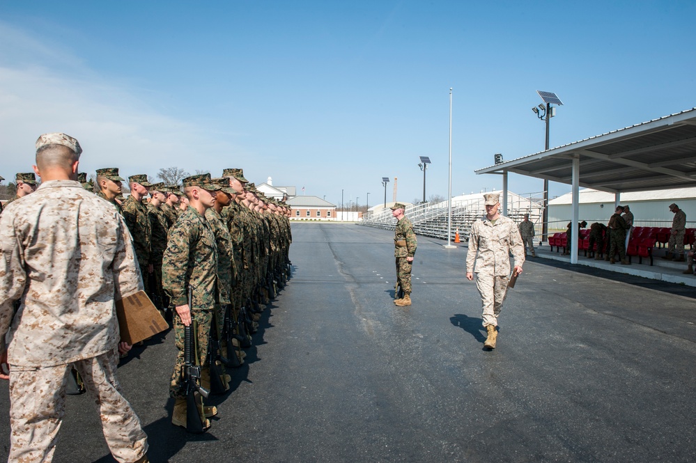 Delta Company Close Order Drill Evaluation