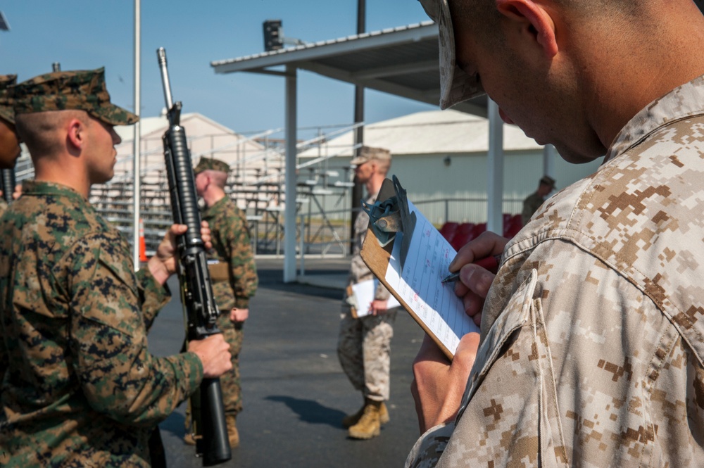 Delta Company Close Order Drill Evaluation