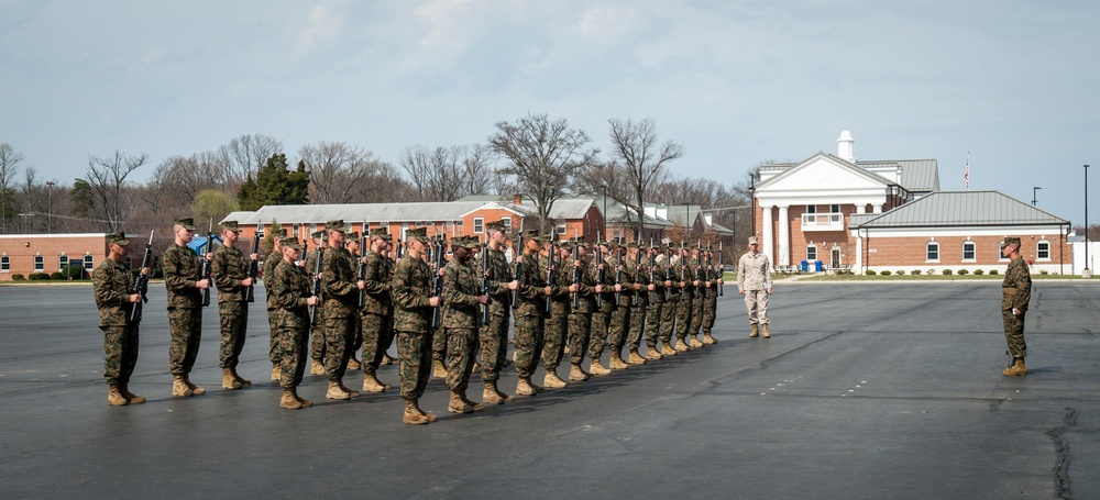 Delta Company Close Order Drill Evaluation