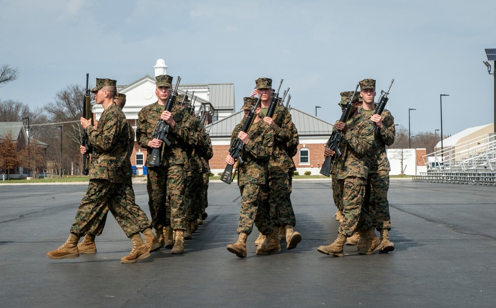 Delta Company Close Order Drill Evaluation