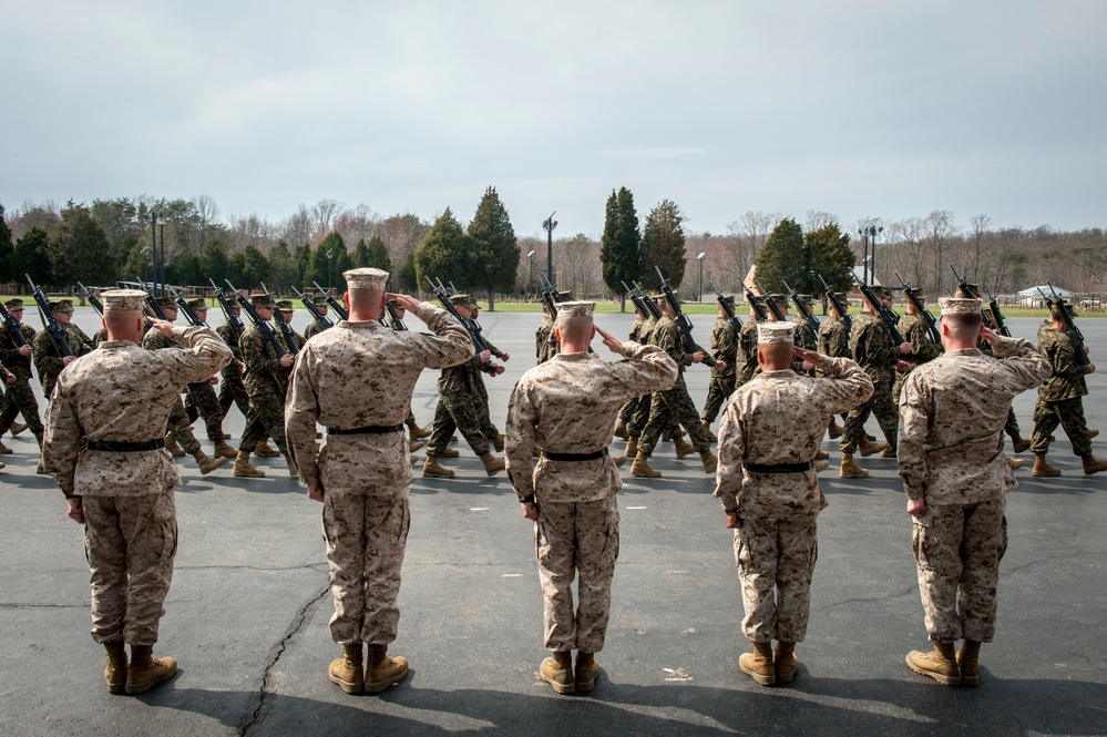 Delta Company Close Order Drill Evaluation