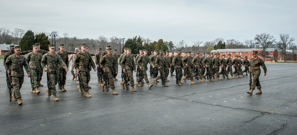 Delta Company Close Order Drill Evaluation