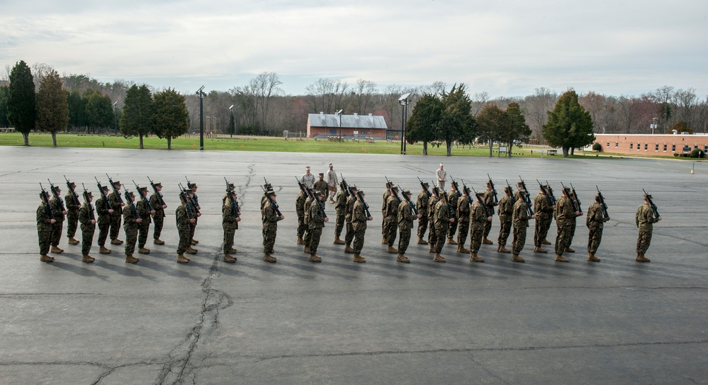 Delta Company Close Order Drill Evaluation