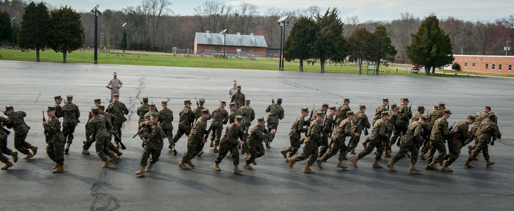 Delta Company Close Order Drill Evaluation