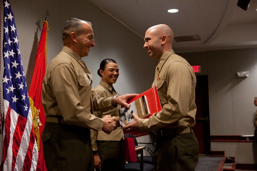 Logistics officer course graduation