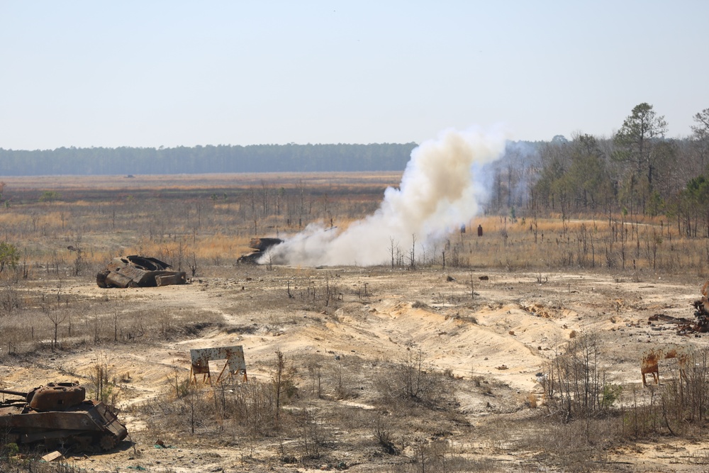 Rockets! Headquarters Battalion conducts live fire