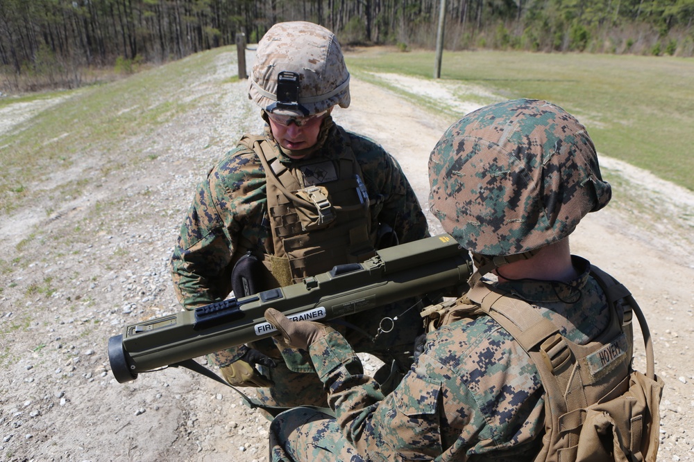 Rockets! Headquarters Battalion conducts live fire