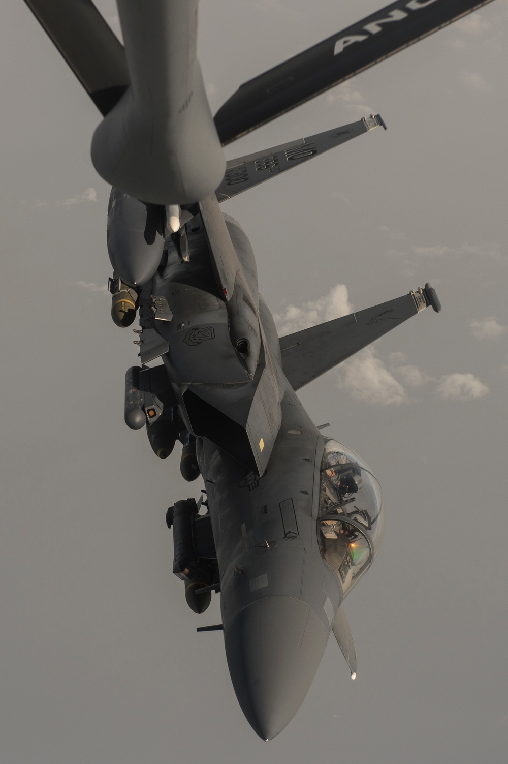 340th EARS Refuel Strike Eagles