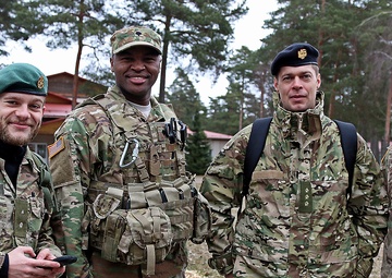 Cadets from seven NATO countries tour Adazi Military Base