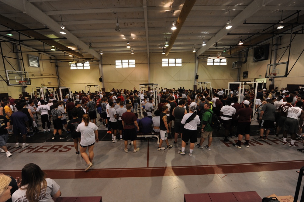Maxwell Airmen support local high school powerlifting meet