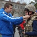 Soldiers present static display for Latvian youth
