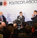 Secretary of defense takes part in a Politico playbook breakfast with Mike Allen and Bryan Bender