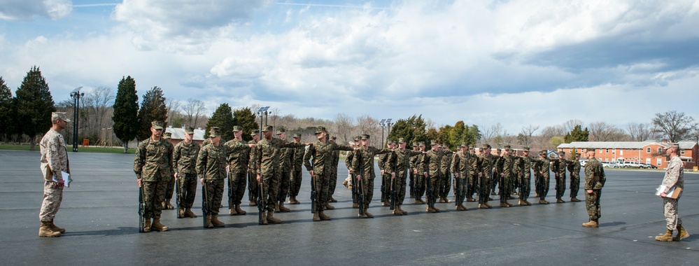 Charlie Company Close Order Drill Evaluation