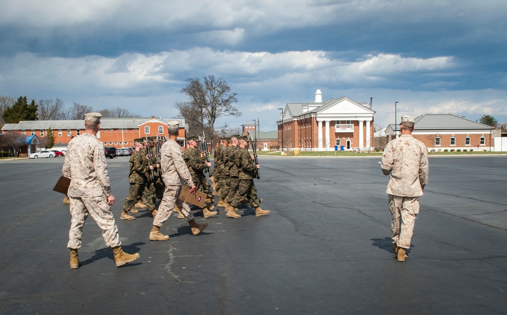 Charlie Company Close Order Drill Evaluation