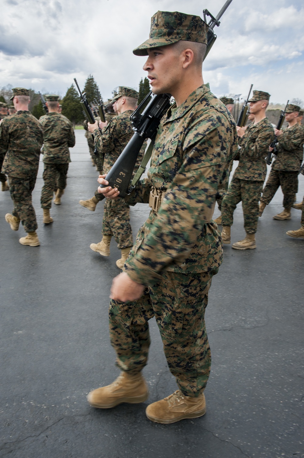 Charlie Company Close Order Drill Evaluation