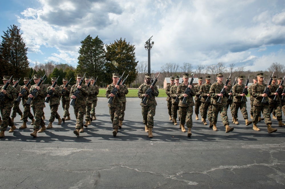 Charlie Company Close Order Drill Evaluation