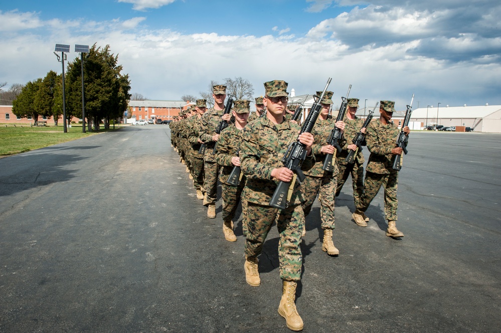 Charlie Company Close Order Drill Evaluation