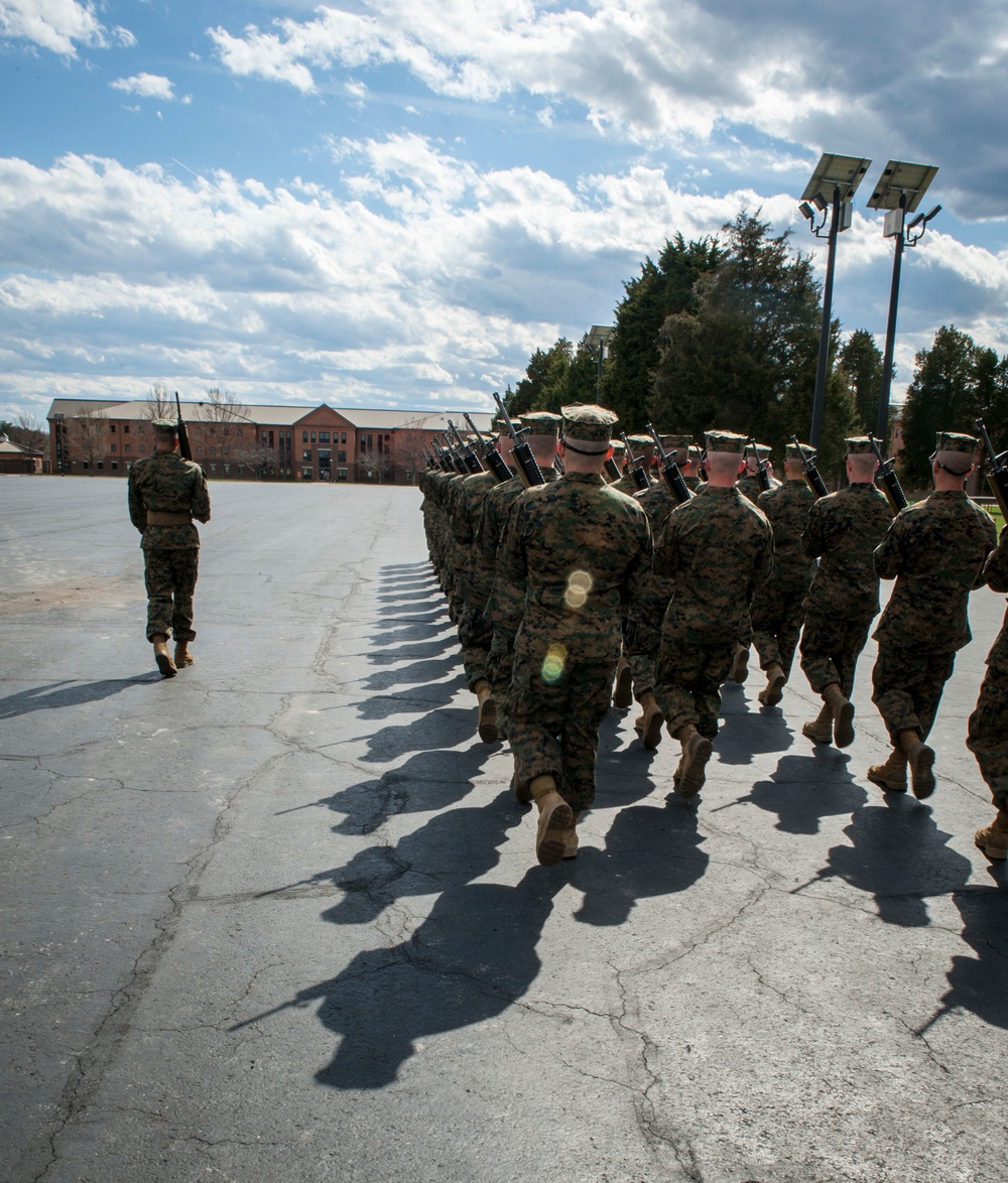 Charlie Company Close Order Drill Evaluation