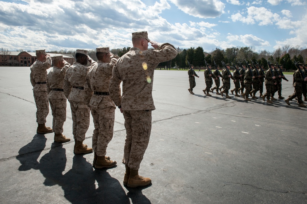 Charlie Company Close Order Drill Evaluation