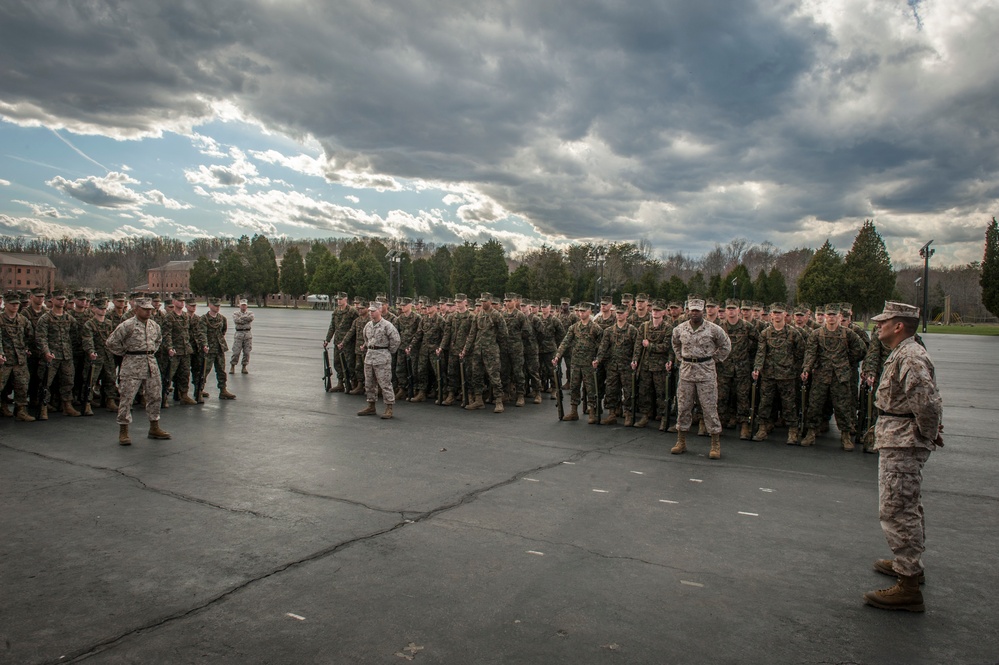 Charlie Company Close Order Drill Evaluation