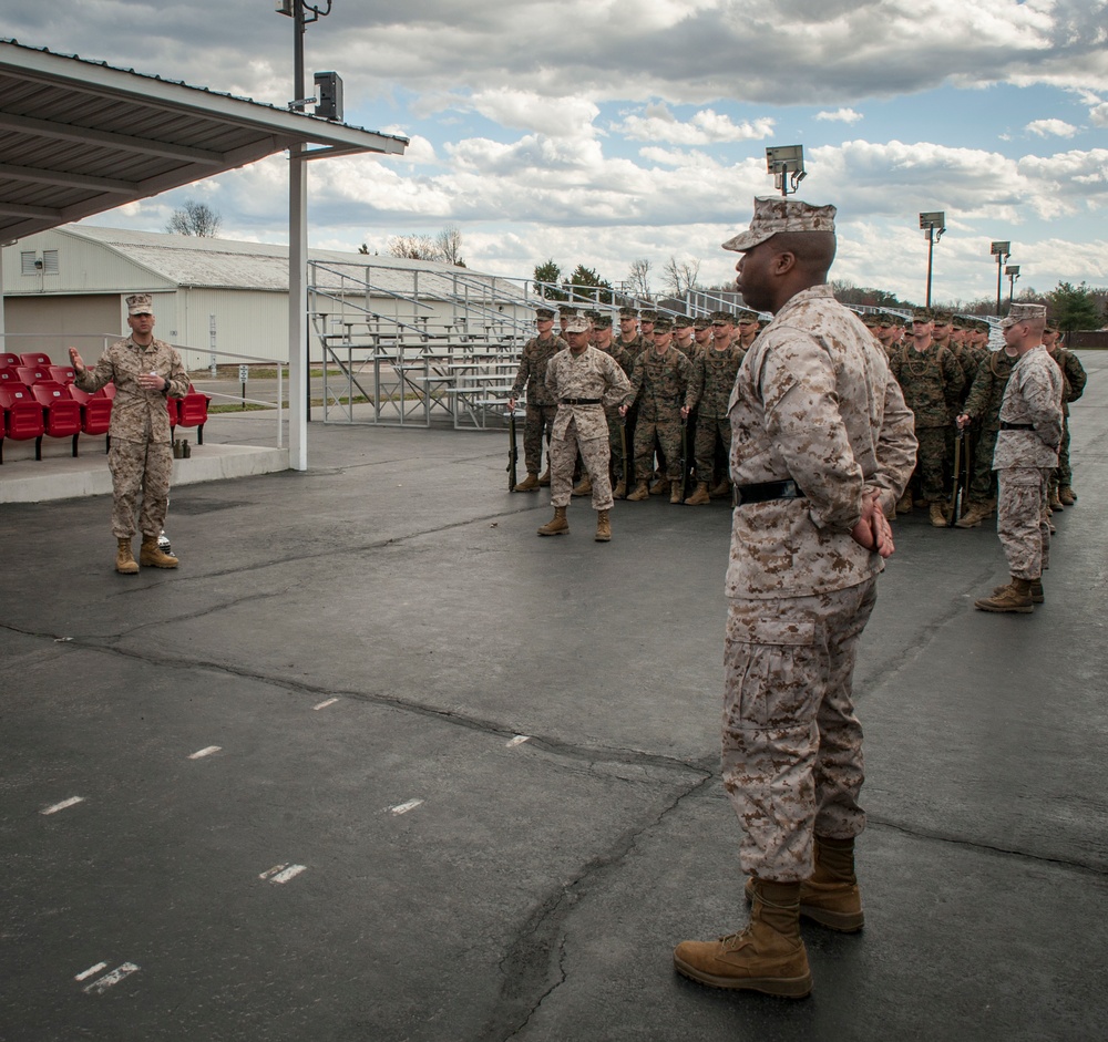 Charlie Company Close Order Drill Evaluation