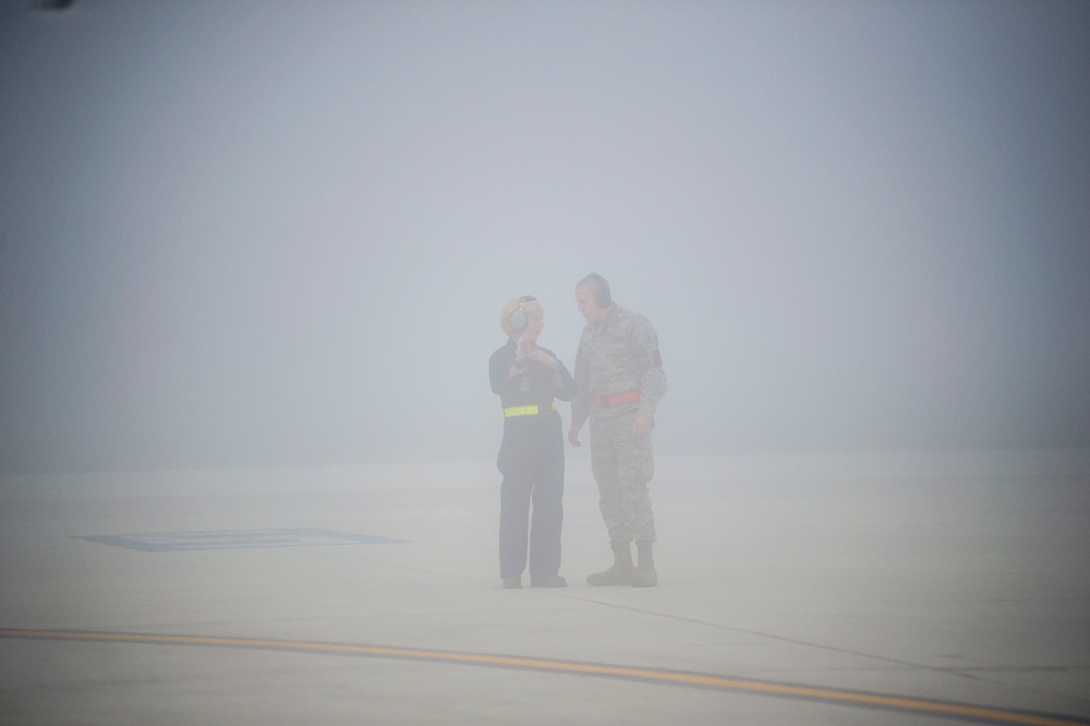 Dover mission continues despite fog