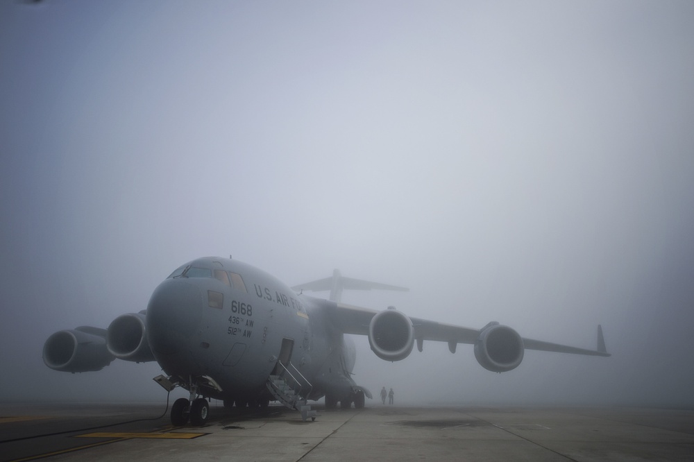 Dover mission continues despite fog