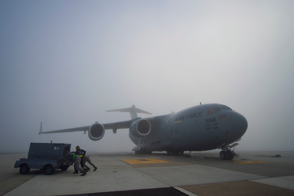 Dover mission continues despite fog