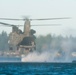 Soldier plunges off Chinook