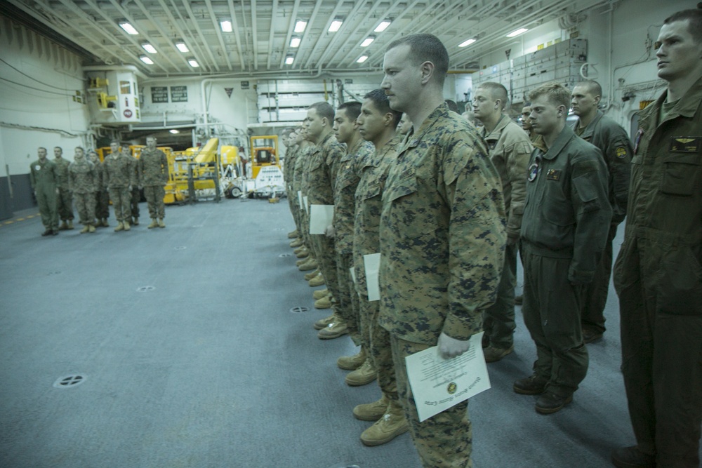 VMM-166 (REIN) Marines receive recognition