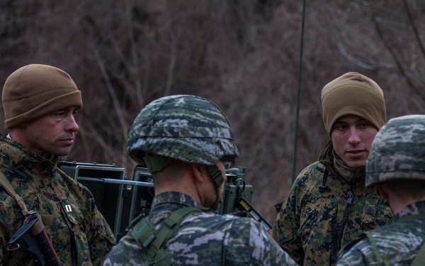 Artillery Sets up in Ssang Yong