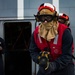 Firefighting drill aboard USS San Jacinto